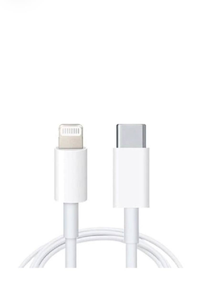 Type C to Lightning (iPhone) Fast Charging & Data Transfer Cable - White